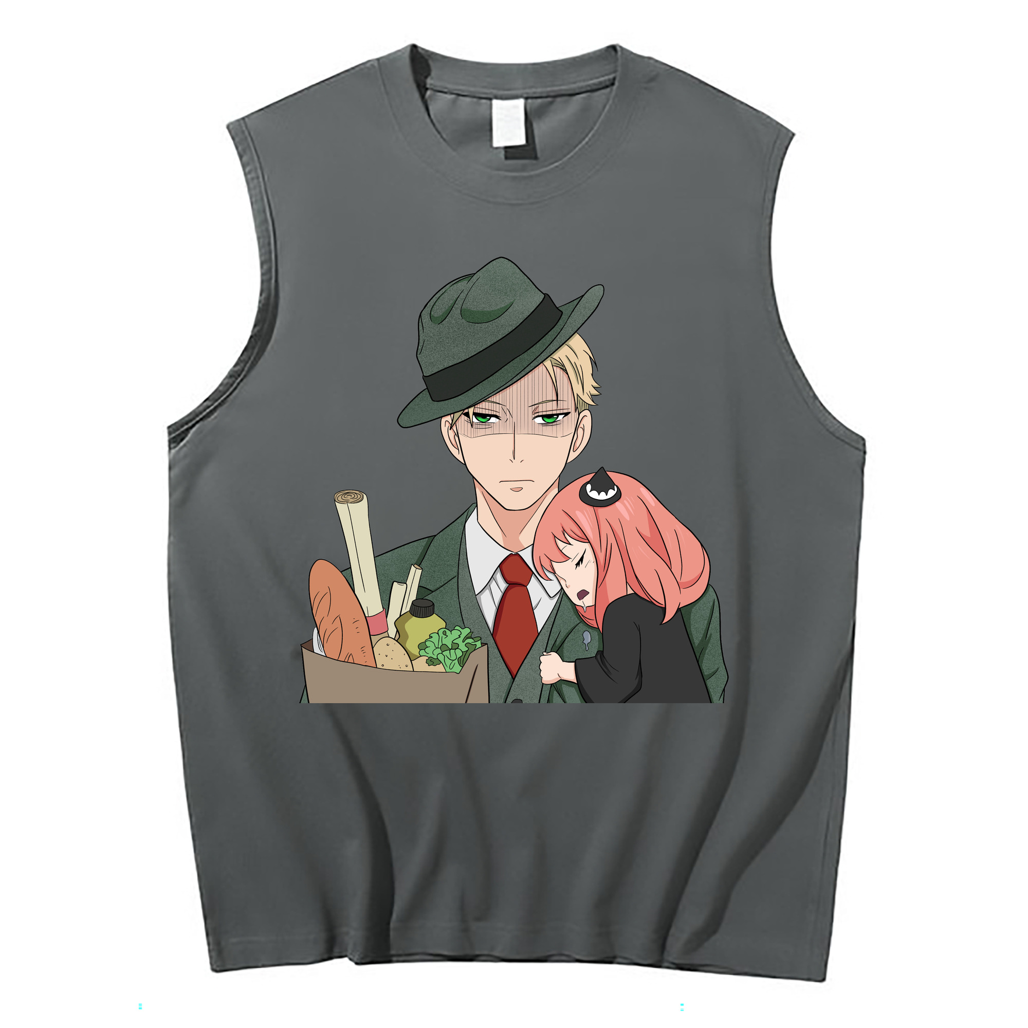 （画像用） SPY×FAMILY间谍家家酒 コットン100％タンクトップ（フロントプリント）